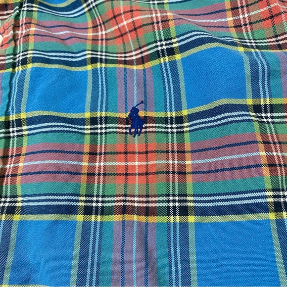 Vintage Polo Ralph Lauren Flannel Plaid Button Down Long-Sleeves Men’s Size XL - Picture 2 of 8